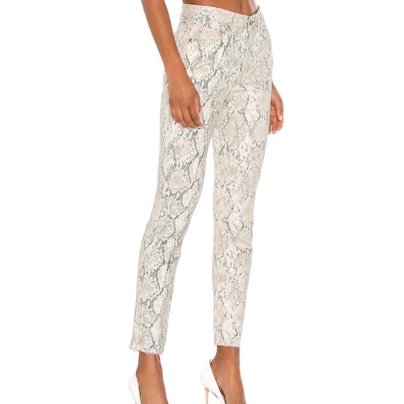 NWT GRLFRND The Karolina High Waisted Snakeskin 28 - Picture 2 of 9